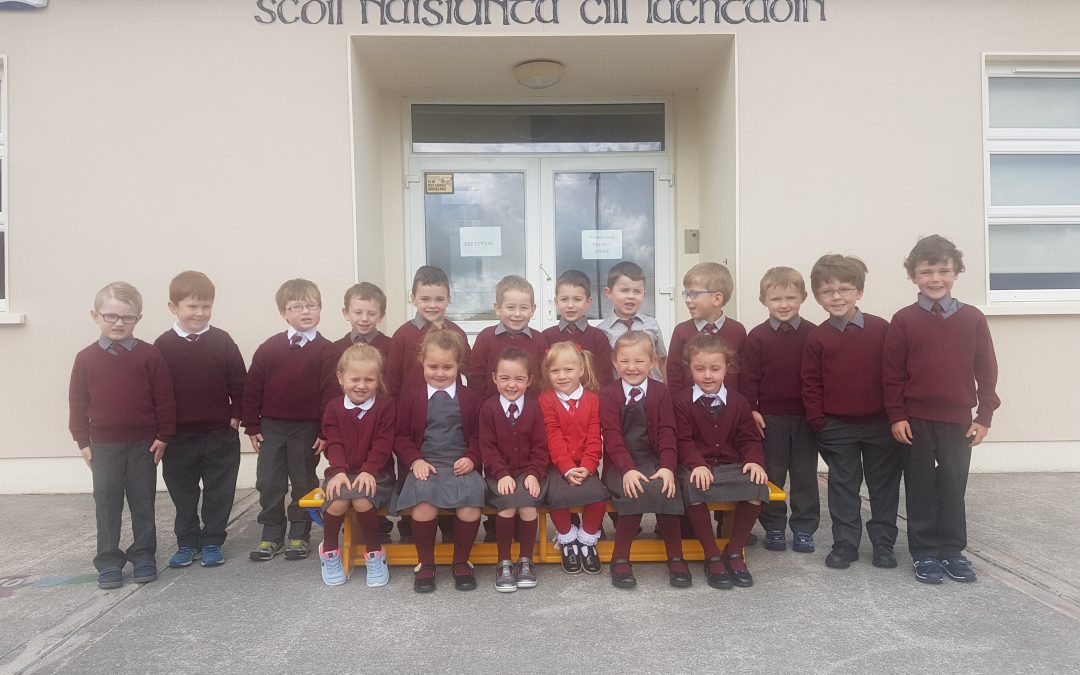 Junior Infants 2017 first day photo